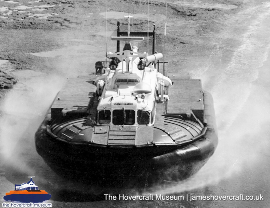 SRN6 with the Canadian Coastguard -  (credit: The <a href='http://www.hovercraft-museum.org/' target='_blank'>Hovercraft Museum Trust</a>).